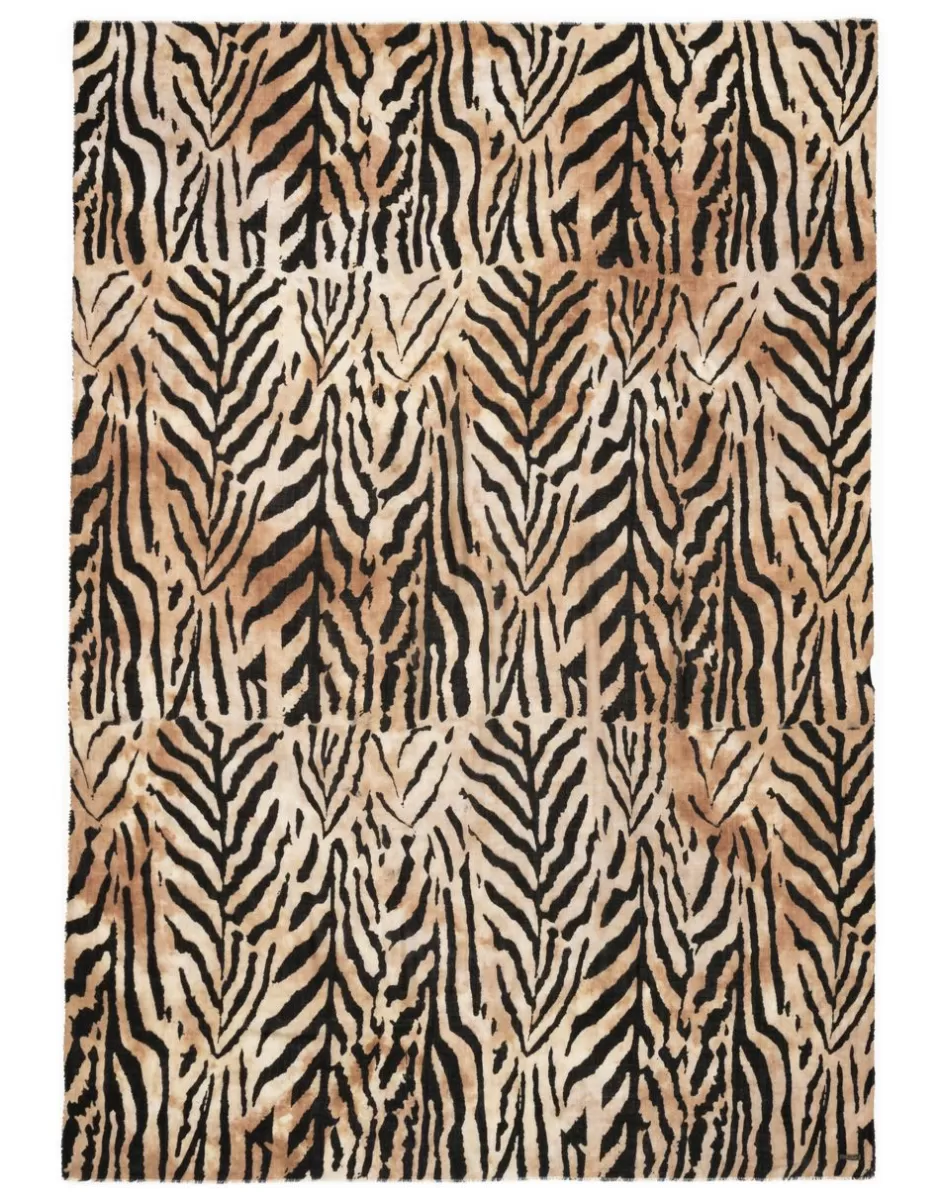 Women Faliero Sarti Women's Scarves<Stole In Wool And Cashmere Blend In Animalier Print | Zebrina
