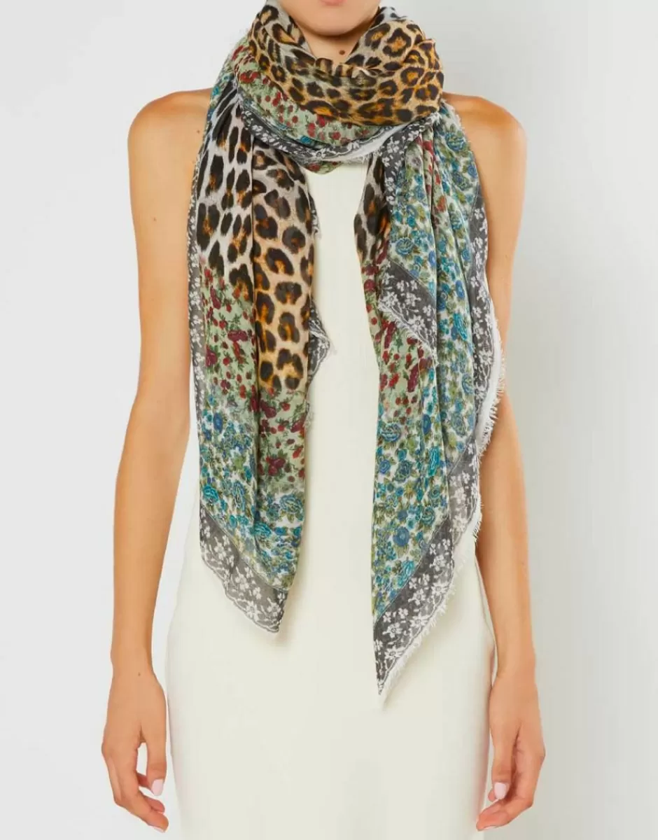 Women Faliero Sarti Women's Scarves<Stole Printed In Modal Viscose And Cashmere | Julia