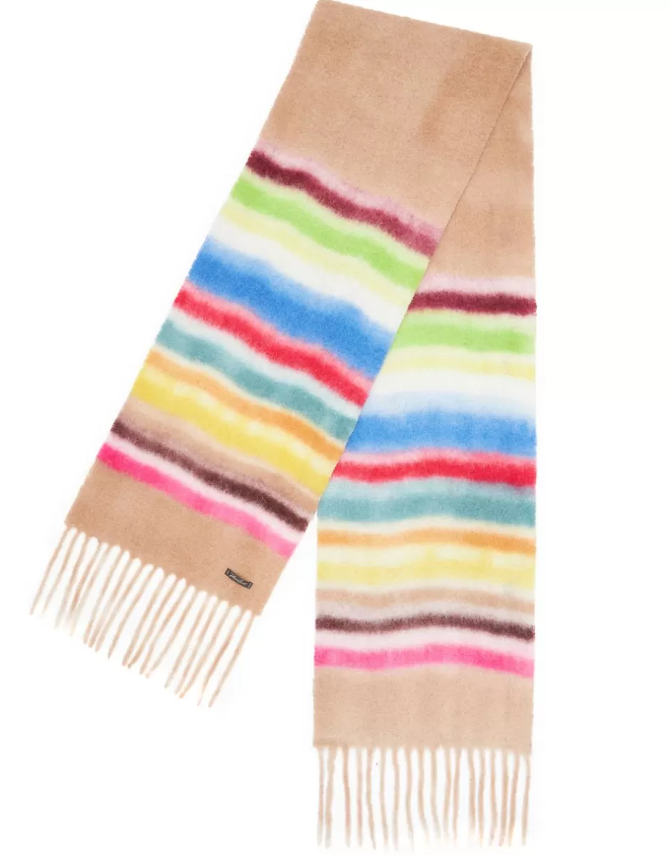 Women Faliero Sarti Women's Scarves<Stripe Scarf In Alpaca | Dylan